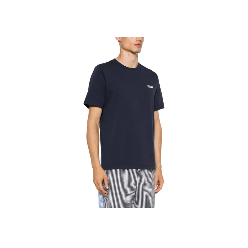 AUTRY Logo patch Cotton T shirt-4