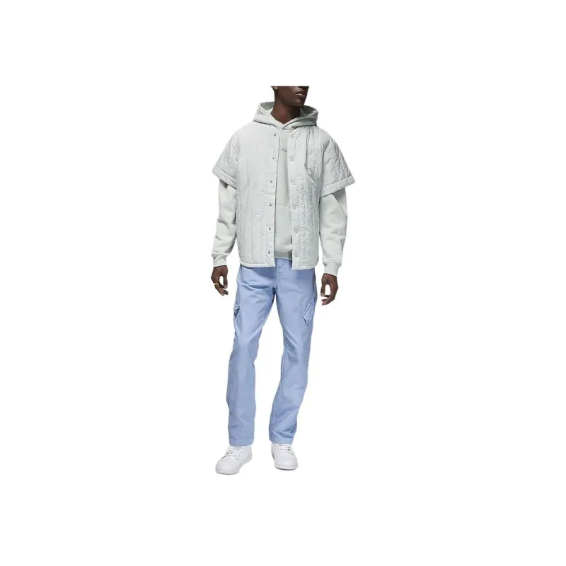 Jordan Jordan Wordmark Sweatshirt Men's Light Silver-2