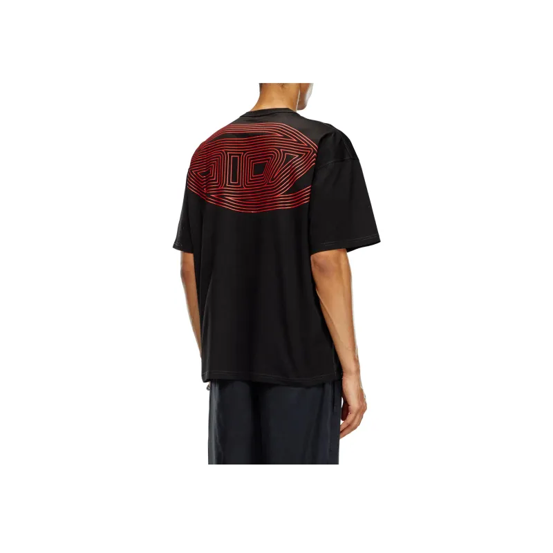 DIESEL T Boxt K18 Logo Embroidered T Shirt-1
