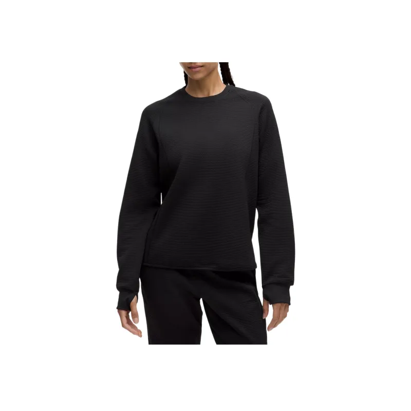 Lululemon CrewneckLong Sleeve Waffle Knit Sweatshirt Women's-0