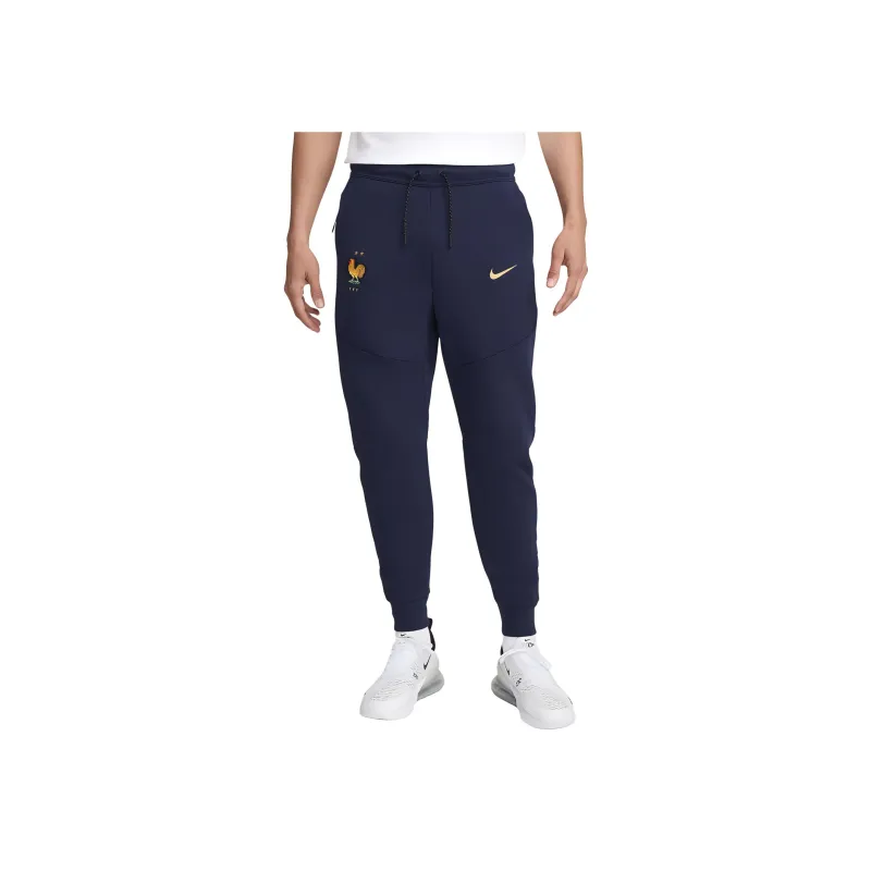 Nike FFF Tech Fleece Knitted Sports Pants Men's Black Blue-0