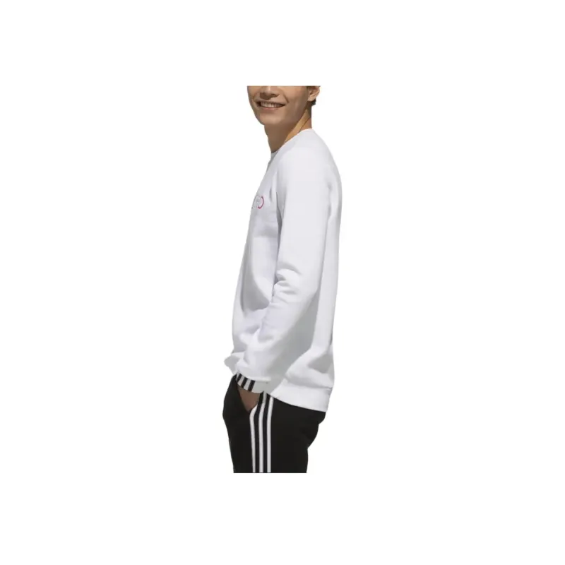Adidas Sweatshirts Men White-4
