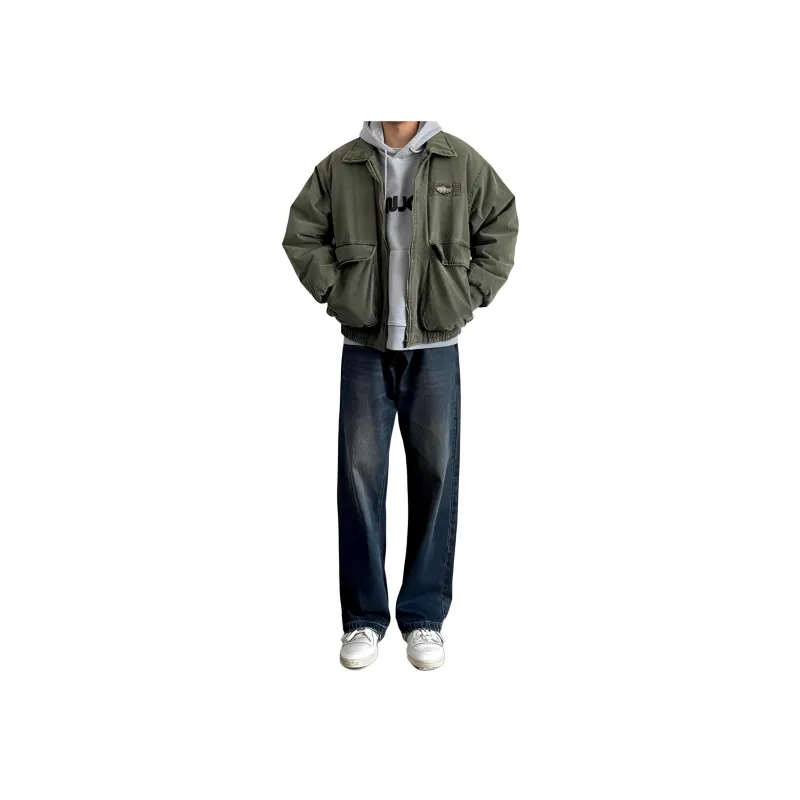DUATOGE Jeans Men's Vintage Blue-1