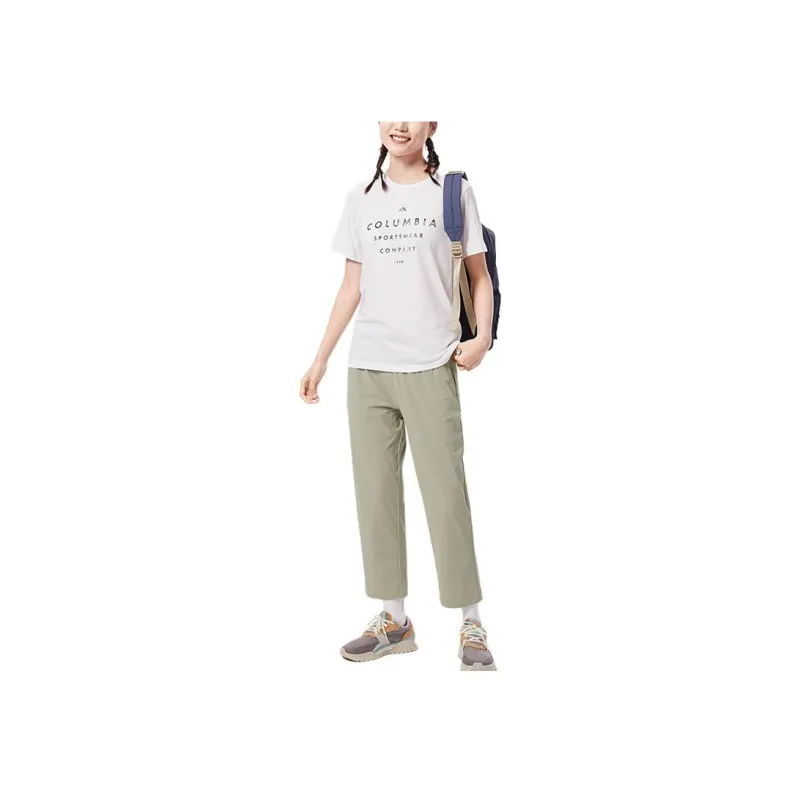 Columbia Knitted Sweatpants Women's Light Green-3
