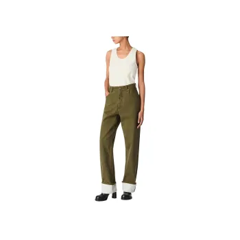 Bottega Veneta SS25 Jeans Women's Olive Green