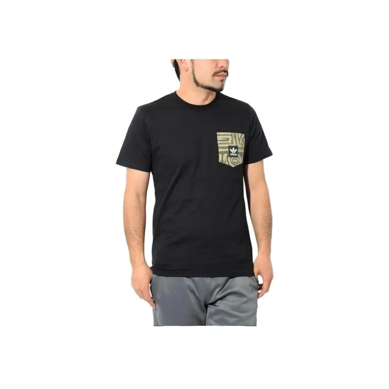 Adidas Originals Skateboarding Dakari Pocket S/S Tee T Shirt Men's Black-1