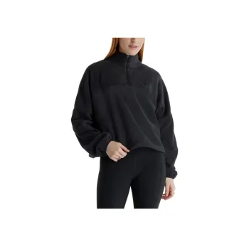 New Balance Half Zip Polar Fleece Velvet feel Coat Women's Black