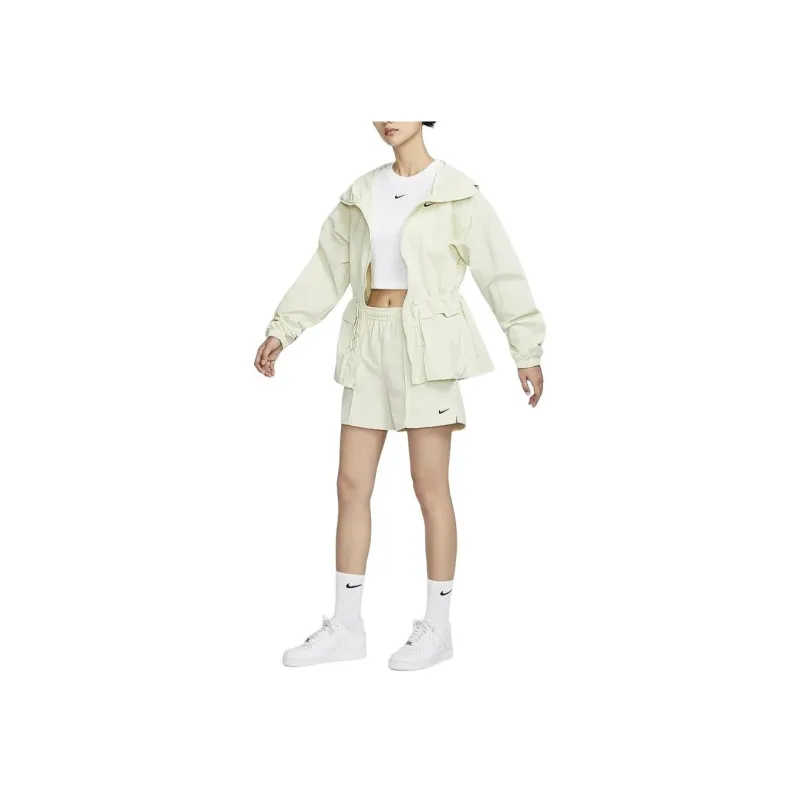 Nike Sportswear Everything Wovens Casual Shorts Women's Sea Glass Blue-3