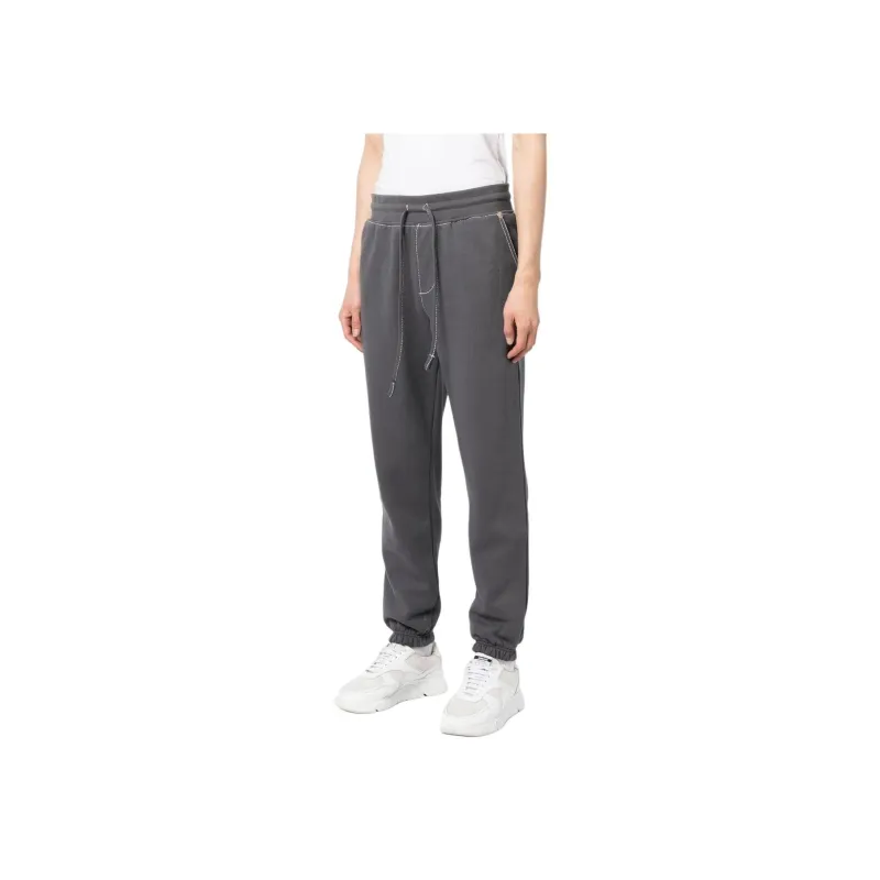 True Religion Contrast Stitch Drawstring Track Pants-3