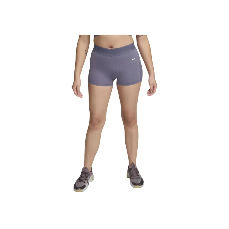 Nike Pro Women's Mid-Rise 3' Mesh-Paneled Shorts-0