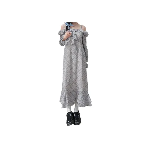 MOUSSY 여성 긴팔 원피스