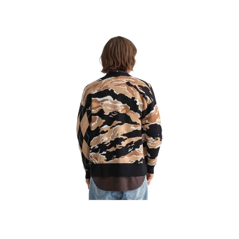 GANT Sweater Unisex Brown Black-1