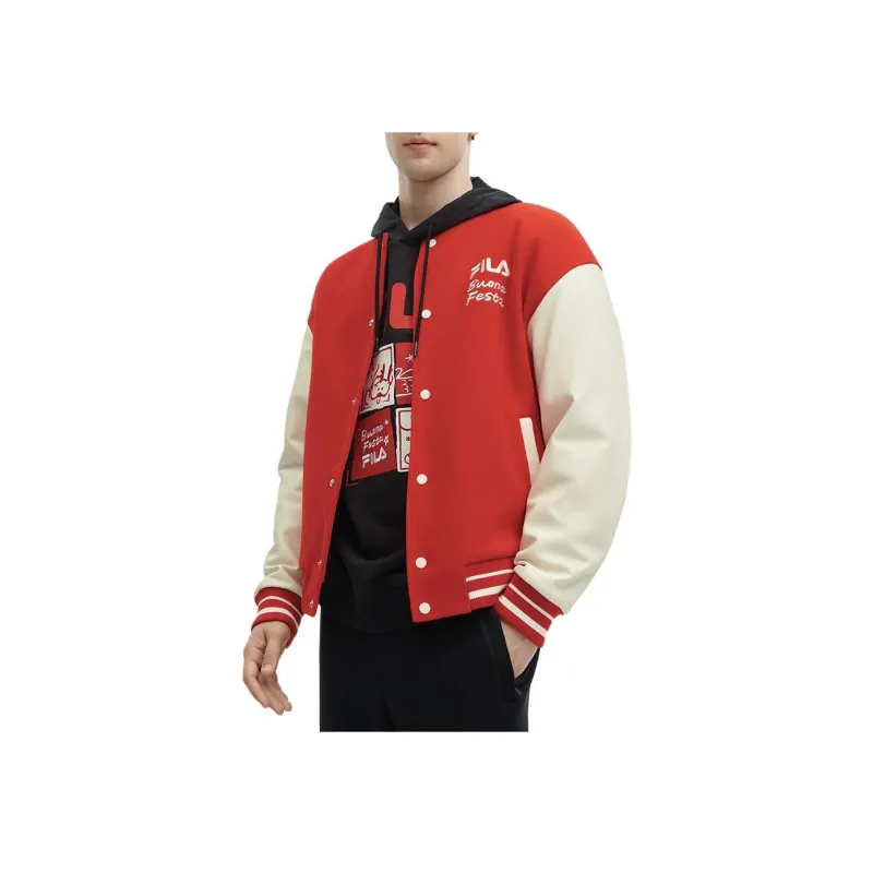 FILA Puffer Jacket Men's Legend Red-2