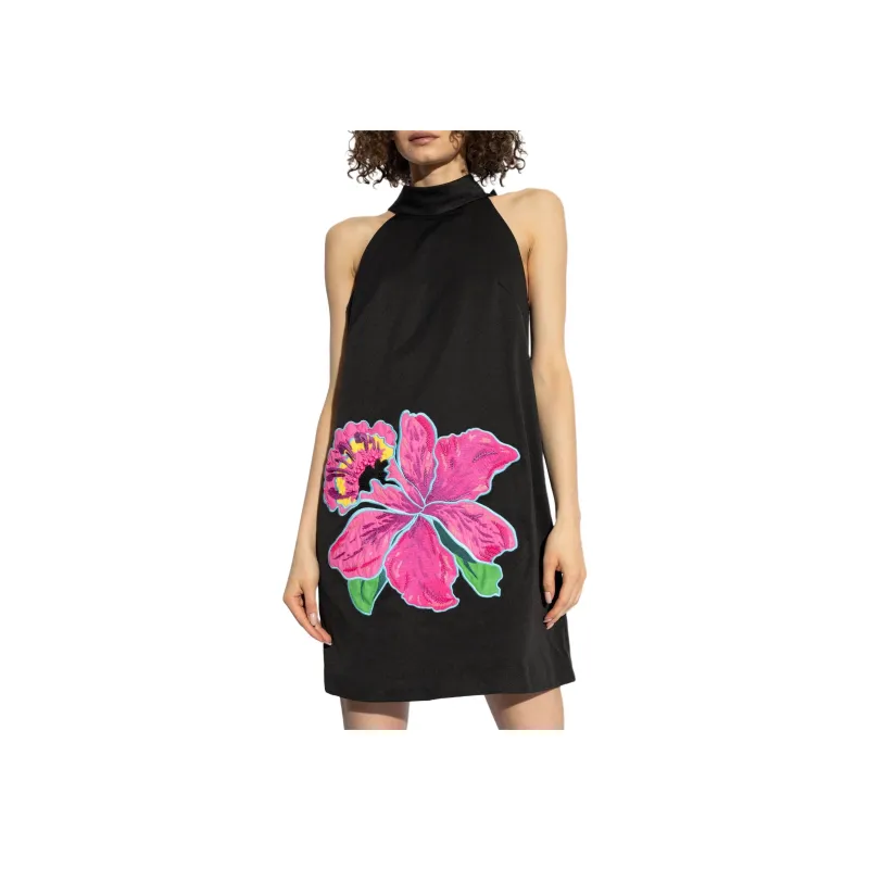 Kate Spade Floral Halter Neck Dress-2