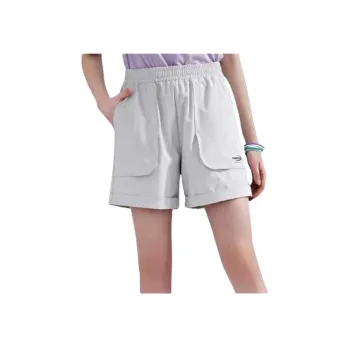 Kappa SS21 Casual Shorts Women's Noble Gray White