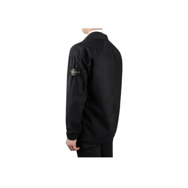 STONE ISLAND Jackets & Coats Men's Washed Black-3