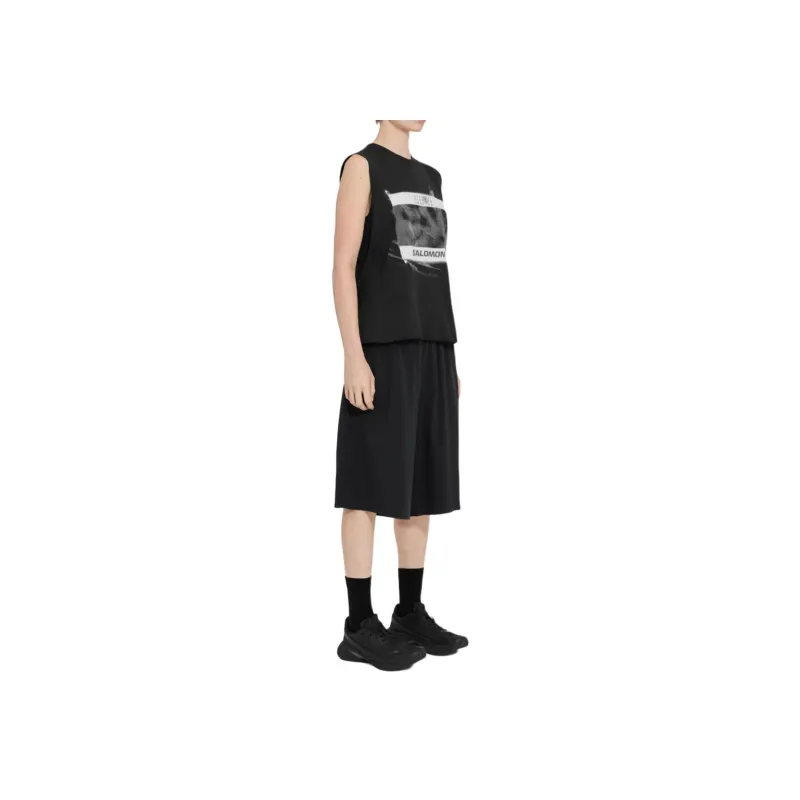 Maison Margiela MM6 X Salomon Tank Top Deep Black-2
