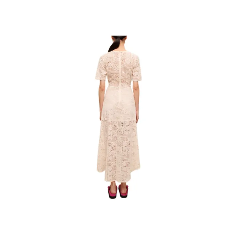 Maje Short-Sleeved Dresses Women's Light Brown-1
