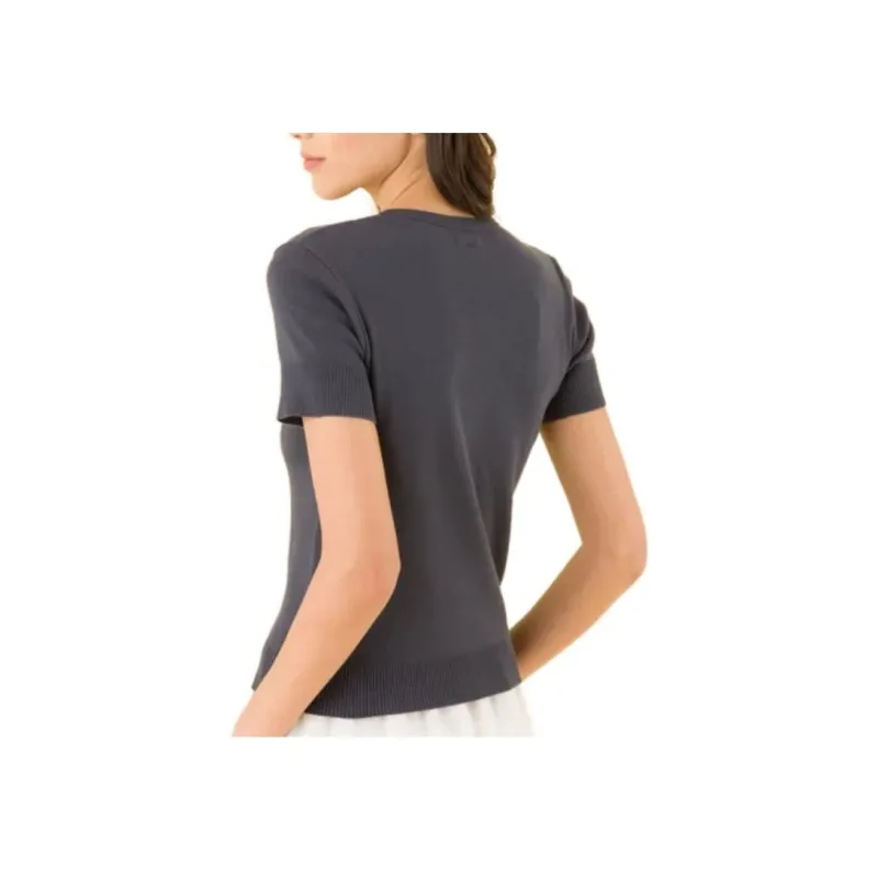 Agnes B. T-Shirts Women's Light Gray-3