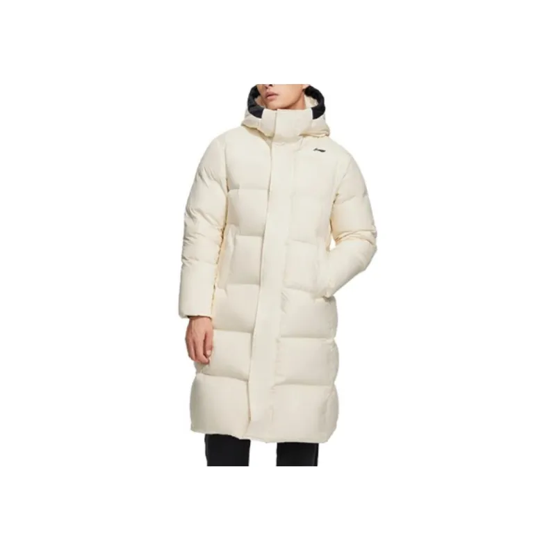 LiNing Fitness Series Down Jacket Men's Swan White-4