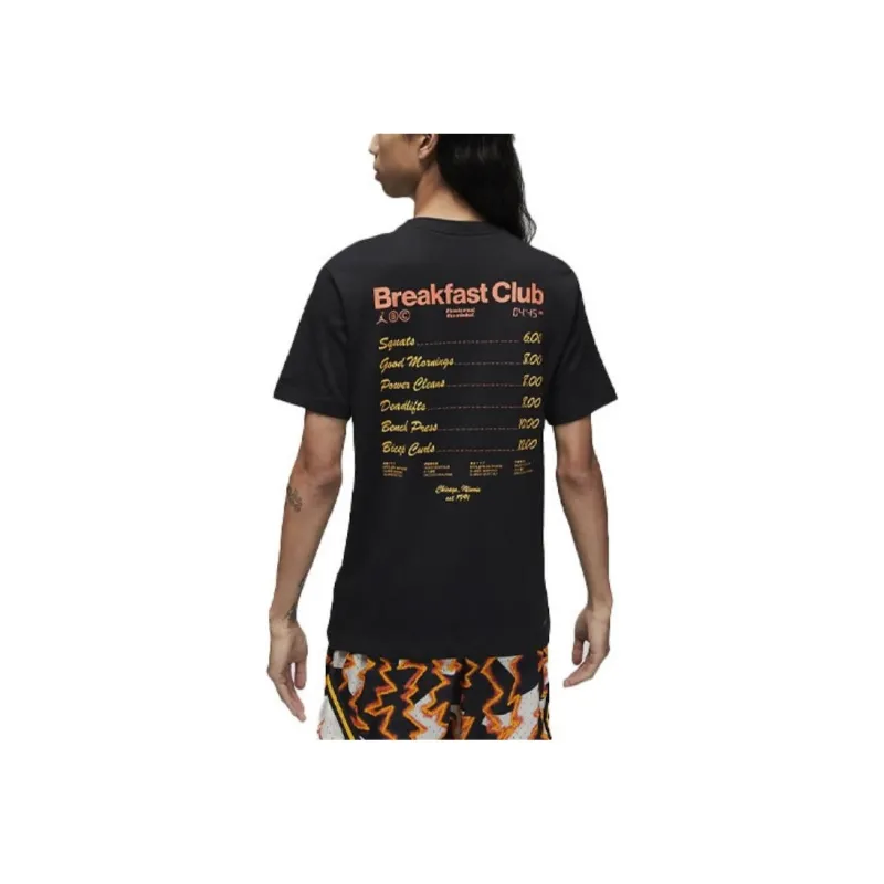 Jordan Breakfast Club T Shirts Men Black-3