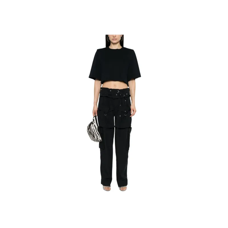 ISABEL MARANT Zaely Logo embroidered T shirt-1