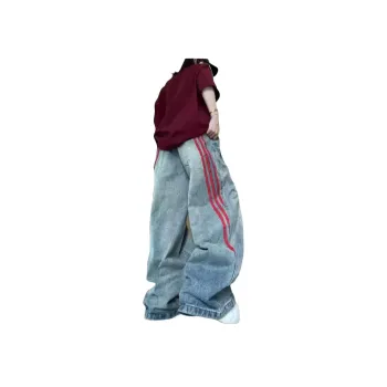 HAPPY PARTY Jeans Unisex Vintage Blue