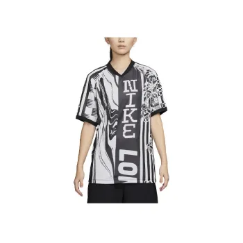 Nike SS24 Culture Of Football T Shirt Unisex Black White