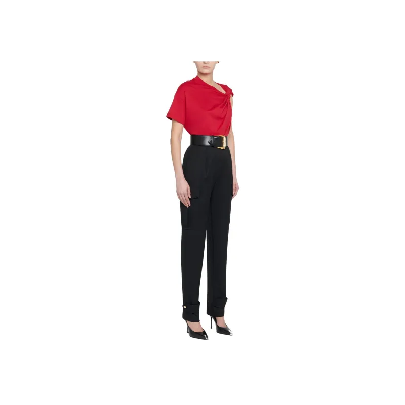 Alexander McQueen Crop Tops Women's Red-1