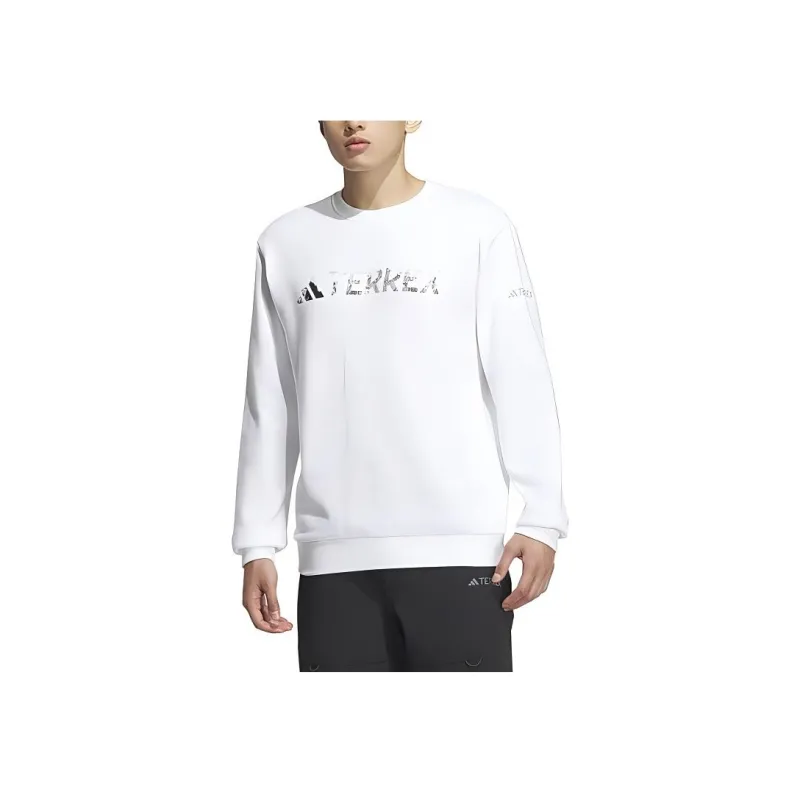 Adidas SS24 Sweatshirt Men's White-1