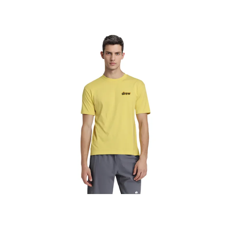 Drew House Dinosaur Series T Shirts Men Light Yellow-3