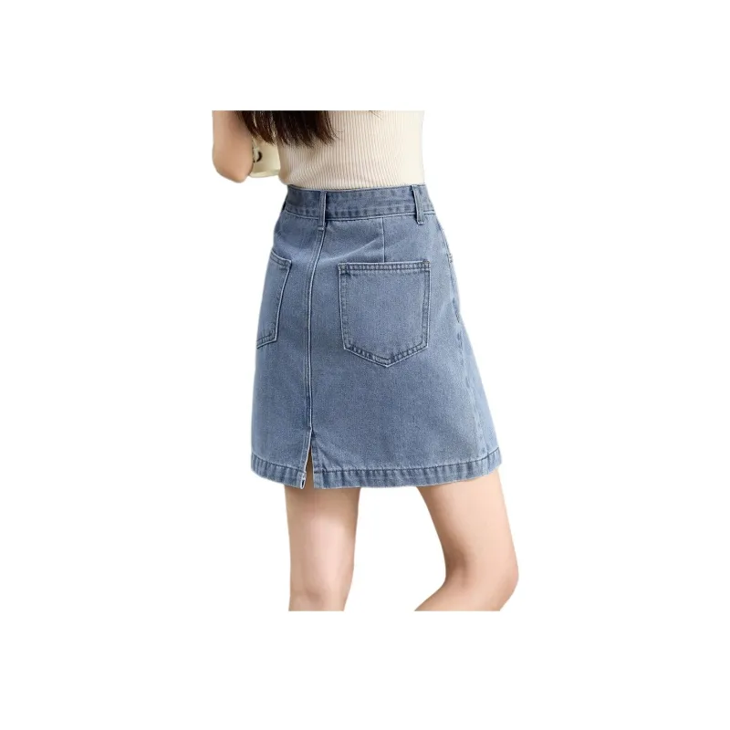 XWI Denim Short Skirts Women's Blue-3