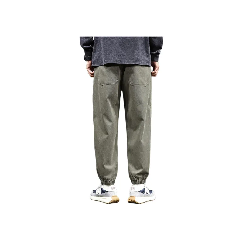 Tonlion Casual Pants Unisex Dark Gray-7