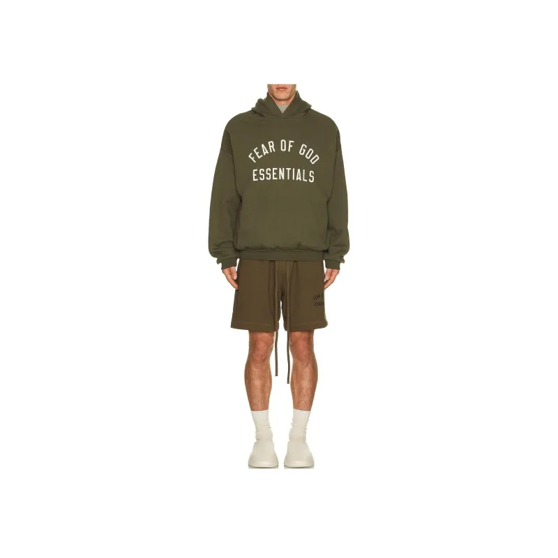Fear Of God Essentials Logo print Shorts-4
