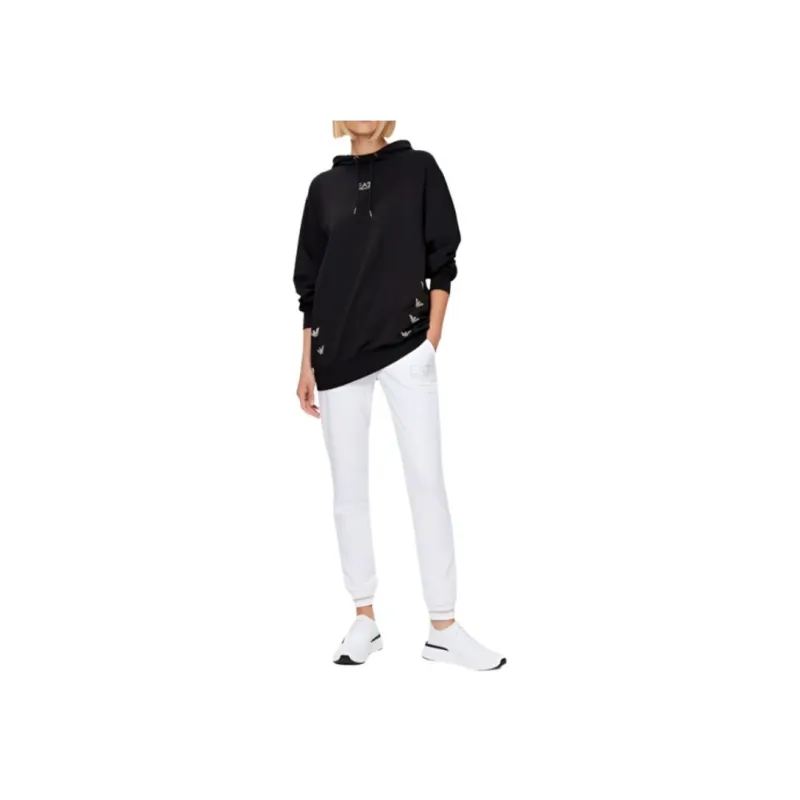 Ea7 EMPORIO ARMANI Logo print Drawstring Hoodie-2