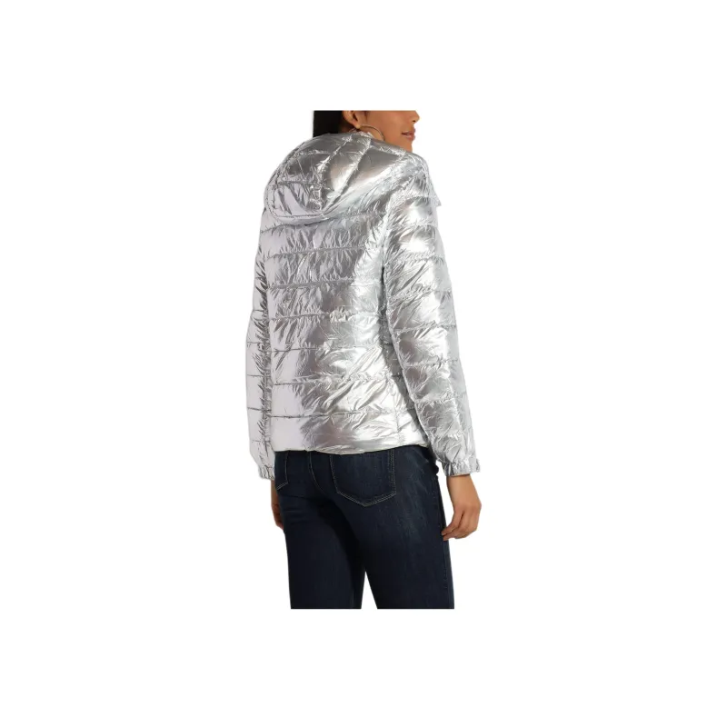 GUESS Jackets & Coats Women's Silver-1