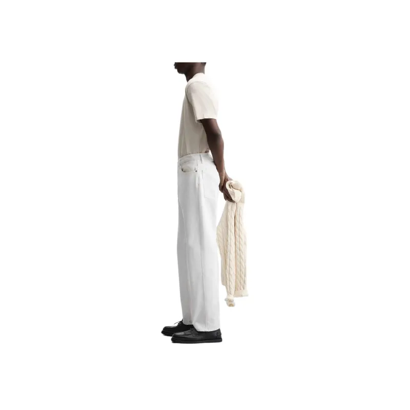ZARA T Shirts Men Light Sand-4
