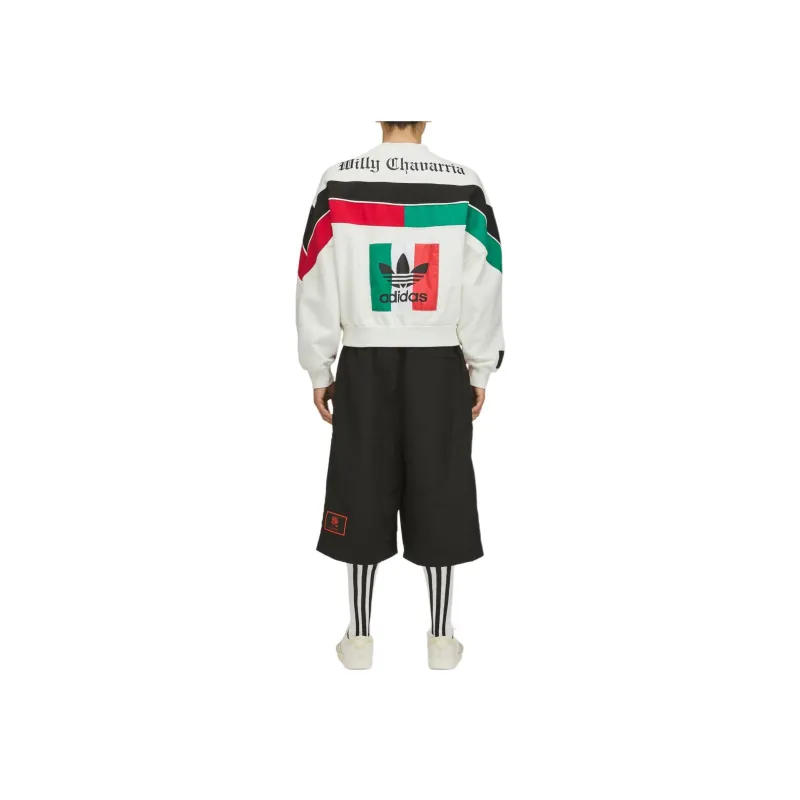 Adidas X Willy Chavarria Fleece Crewneck Sweater-1