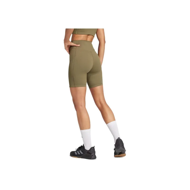 Adidas Free Shipping With AdiClub Optime Rib Short Leggings-2