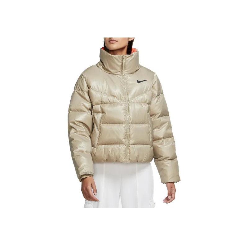 Nike Down Jackets Women's Silver-3