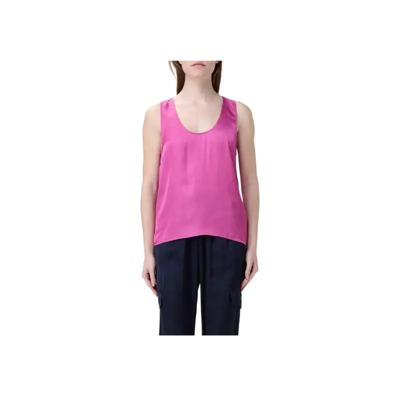 Liu Jo Peony Satin Top-0