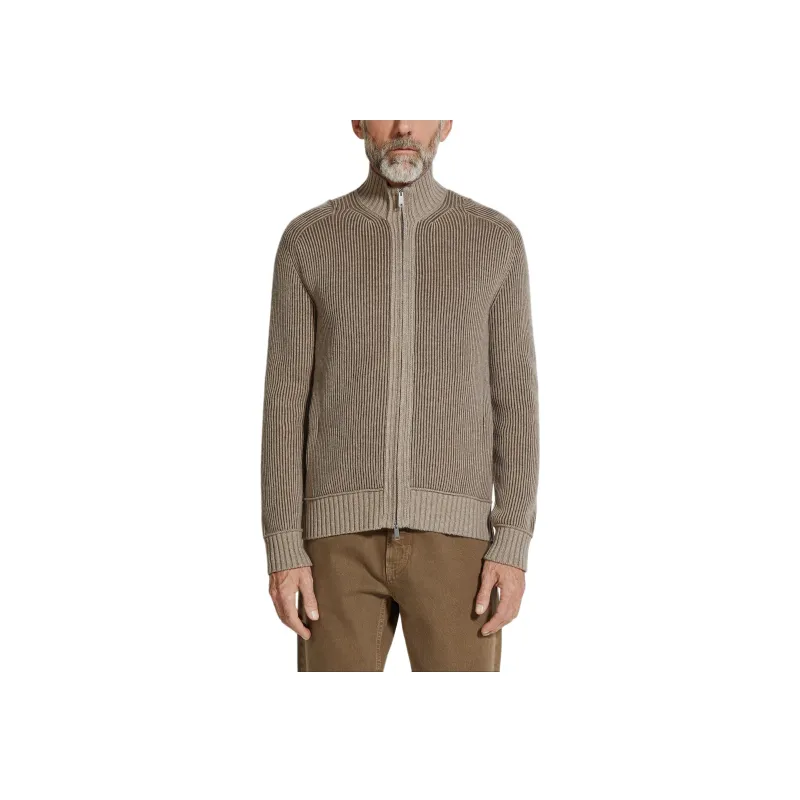 Ermenegildo Zegna Full-Zip Knitted Cardigan-2