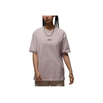 Jordan SS25 Drop Shoulder Sleeve T Shirt Women's Gray Purple