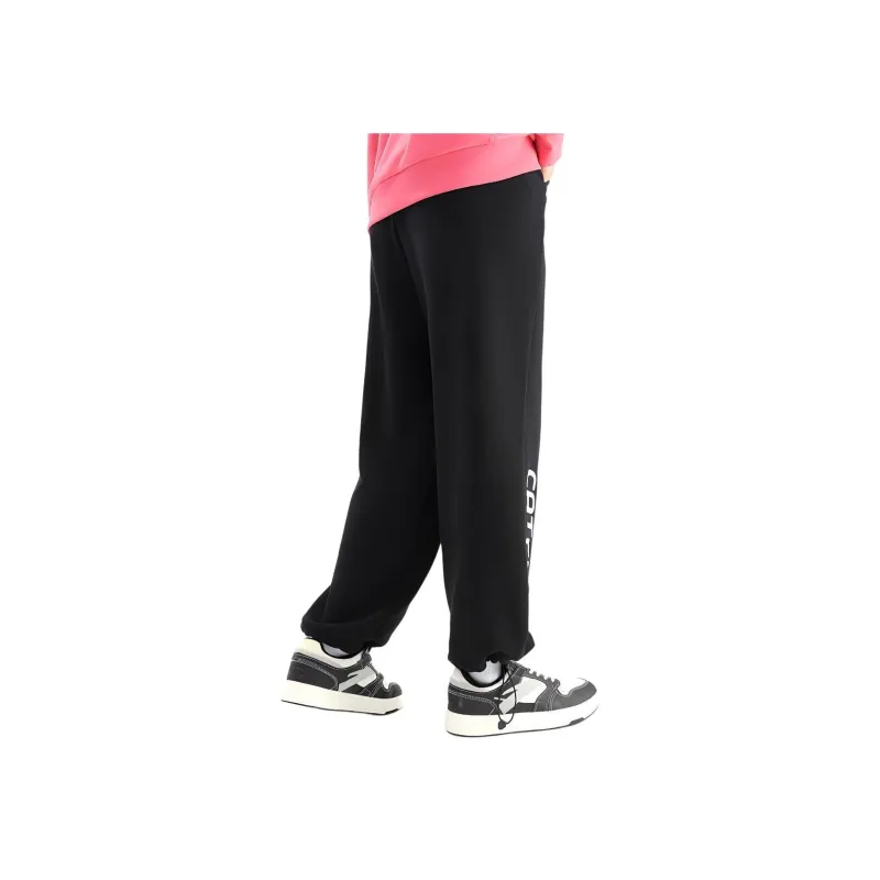 Anta Knitted Sports Pants Women's Basic Black-3
