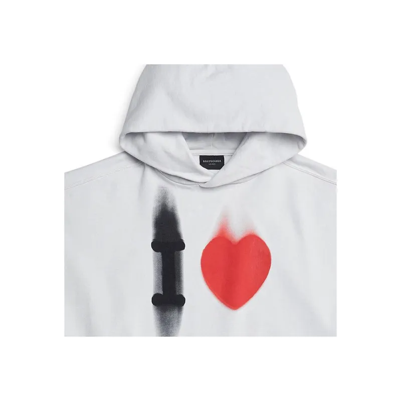 Balenciaga SS23 Sweatshirt Regular Fit Men's White-3