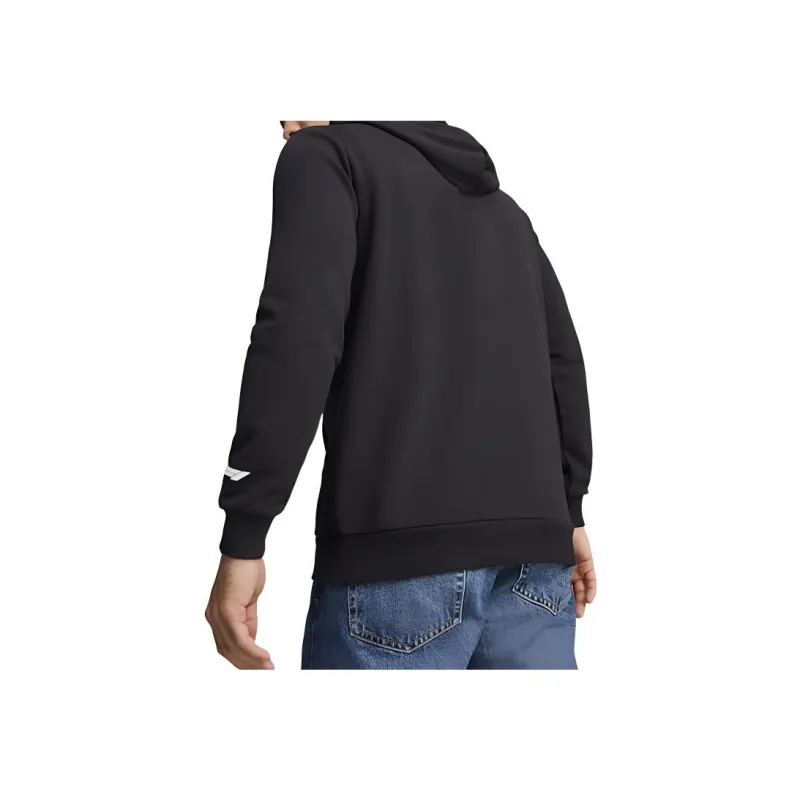 PUMA Men's Graphic Hoodie Sweatshirt Men's Black-2