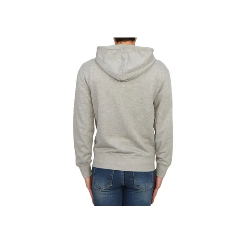 Maison Kitsune Zip Up Long Sleeved Hoodie-4