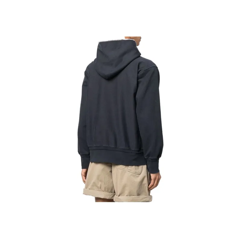 Maison Margiela Patch Detailed Drawstring Hoodie-2