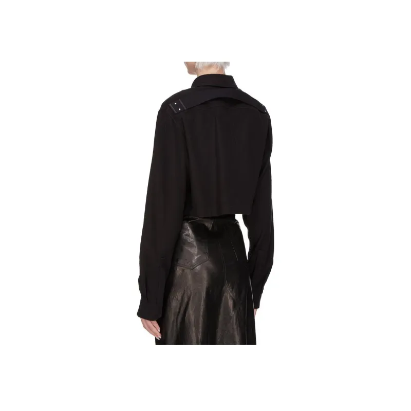 RICK OWENS/RO FW24 Shirt Men's Black-1