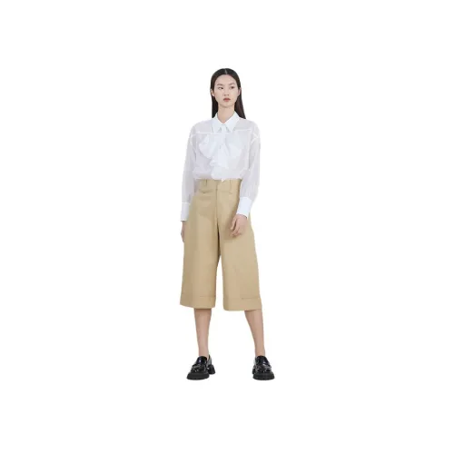 MIIDII 딥 카키 여성 캐주얼 반바지